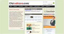 Desktop Screenshot of cityludhiana.com